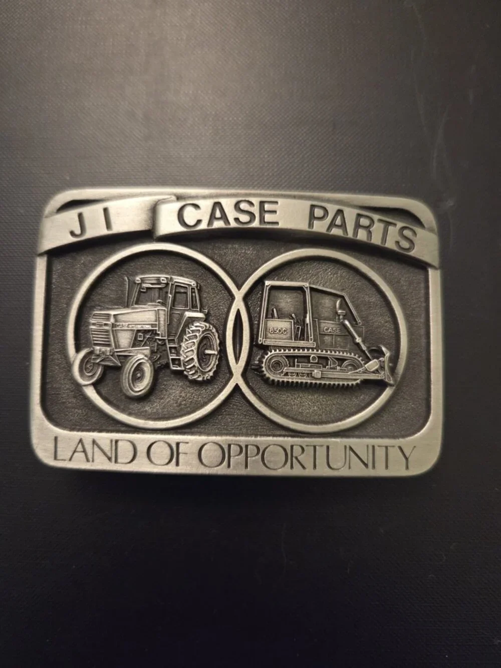 Vintage New Pewter JI Case Parts Land Of‎ Opportunity Trade Fair 1986